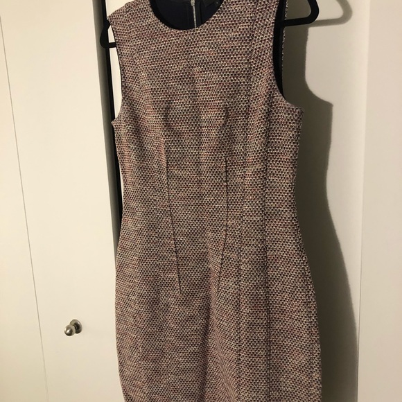 Theory Hourglass Tweed blue/pink/white work dress - Picture 11 of 12